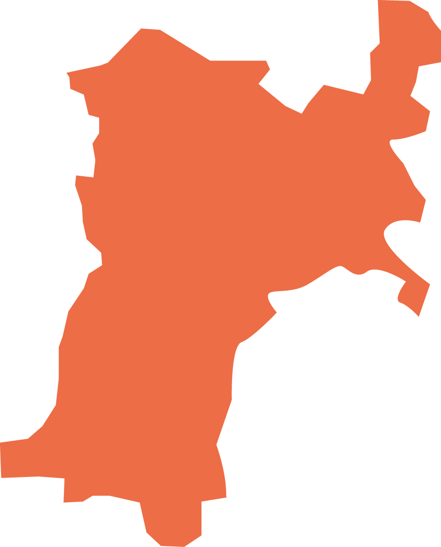 北海道の形のイラスト